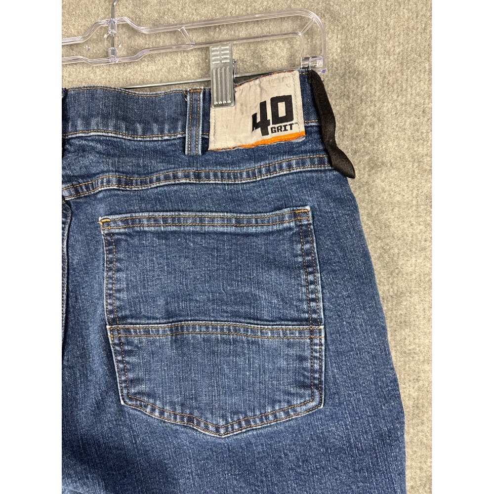 40 Grit Duluth Trading Standard Fit Jeans Workwear 35x31 Blue Medium Wash - Picture 5 of 10